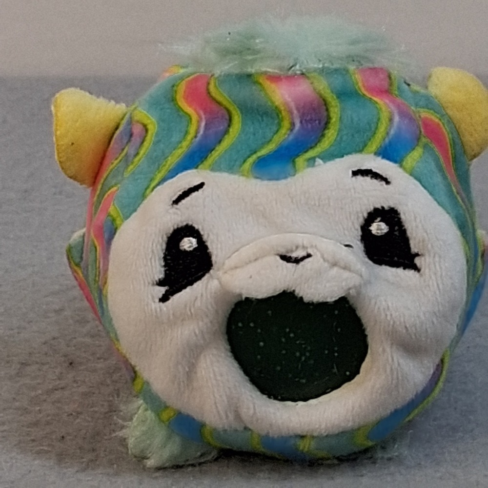 Pikmi Pops Bubble Drops Neon Wild Series Shep the Lamb Rainbow Squeeze Toy Plush